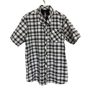 Metal Mulisha Short Sleeve Button Up  Shirt Men's XL Biker Skater Y2K